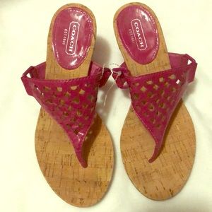 *Authentic* NEW Coach Wedges